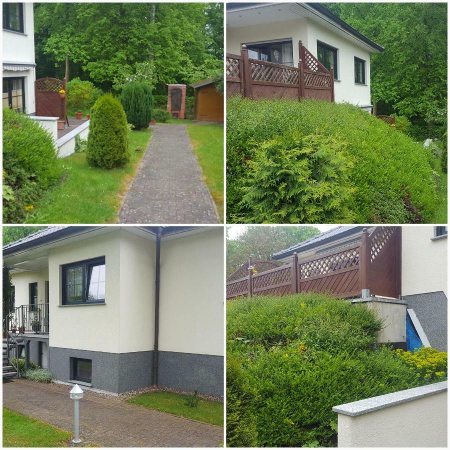 Ferienwohnung "Am Fechtertor- Eingang Zum Schlosspark" พุทบัส ภายนอก รูปภาพ